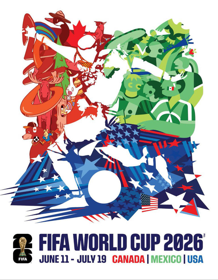 Mundial 2026: Presentan el póster oficial de la Copa del Mundo