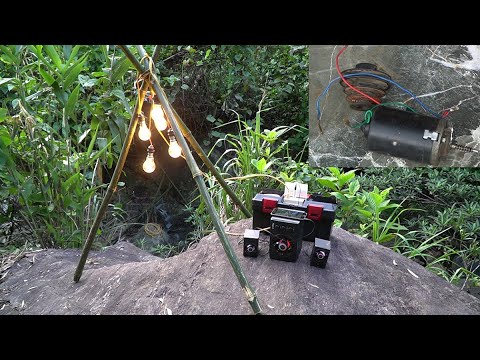 Building a homemade generator for camping