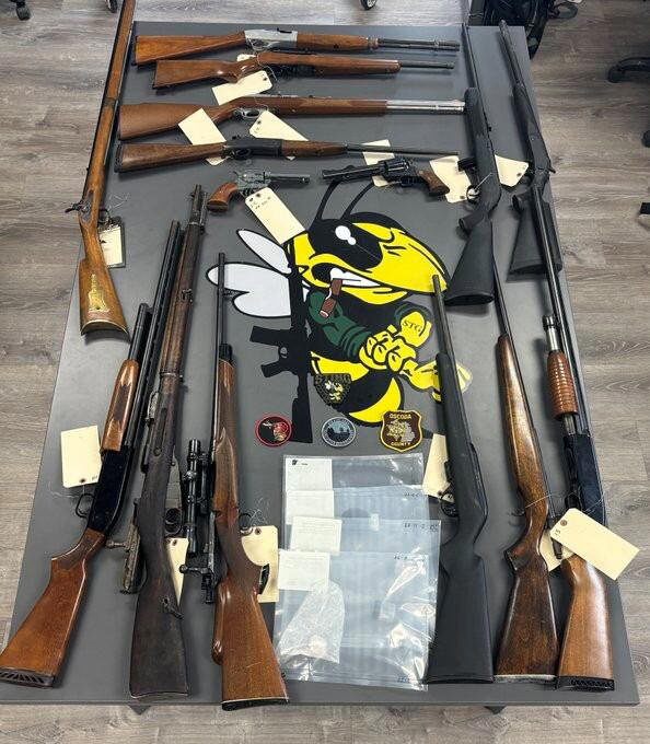 Drugs, firearms seized from homes during narcotics investigation