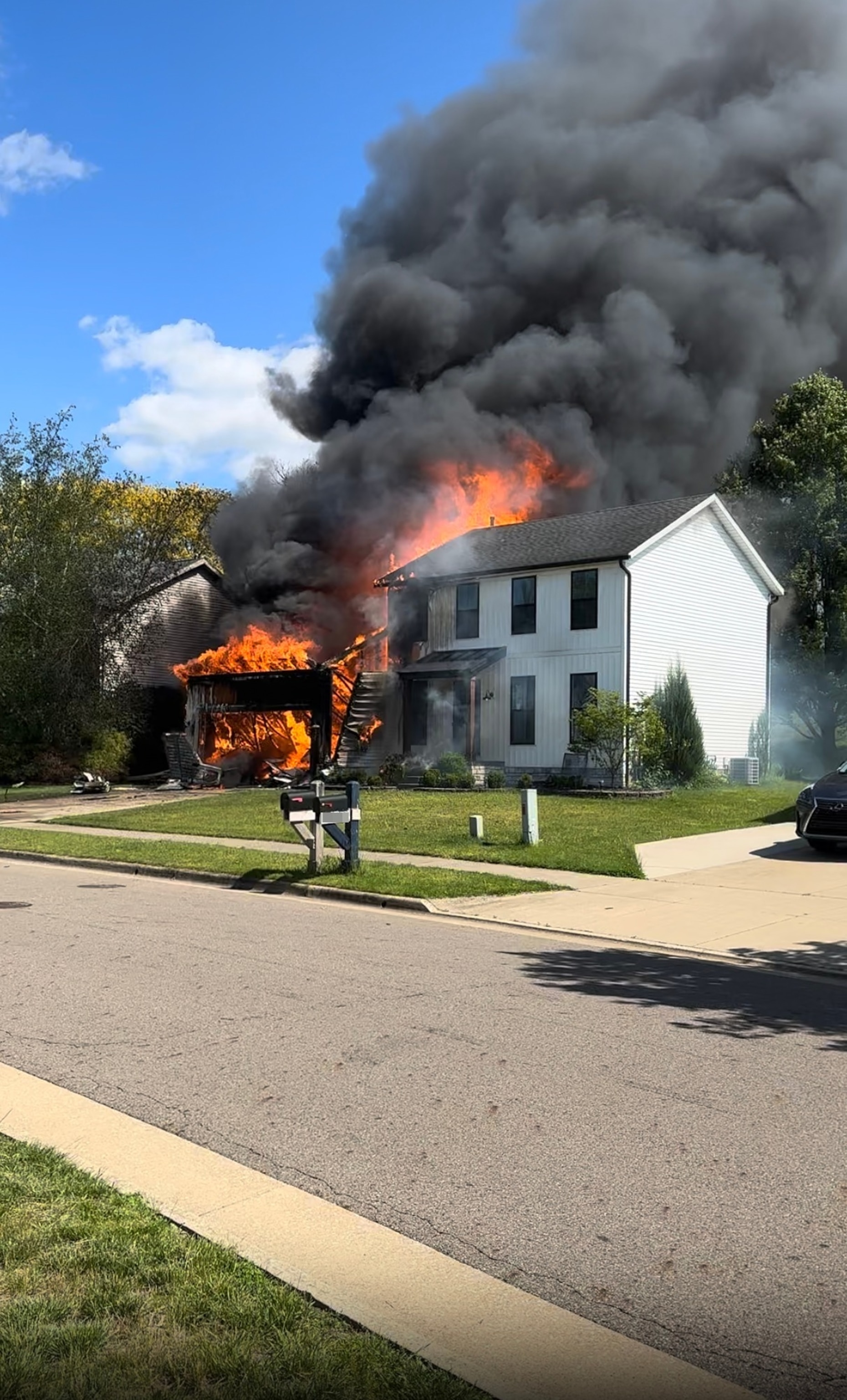 2 dead after small plane crashes into house, causing a fire: Authorities