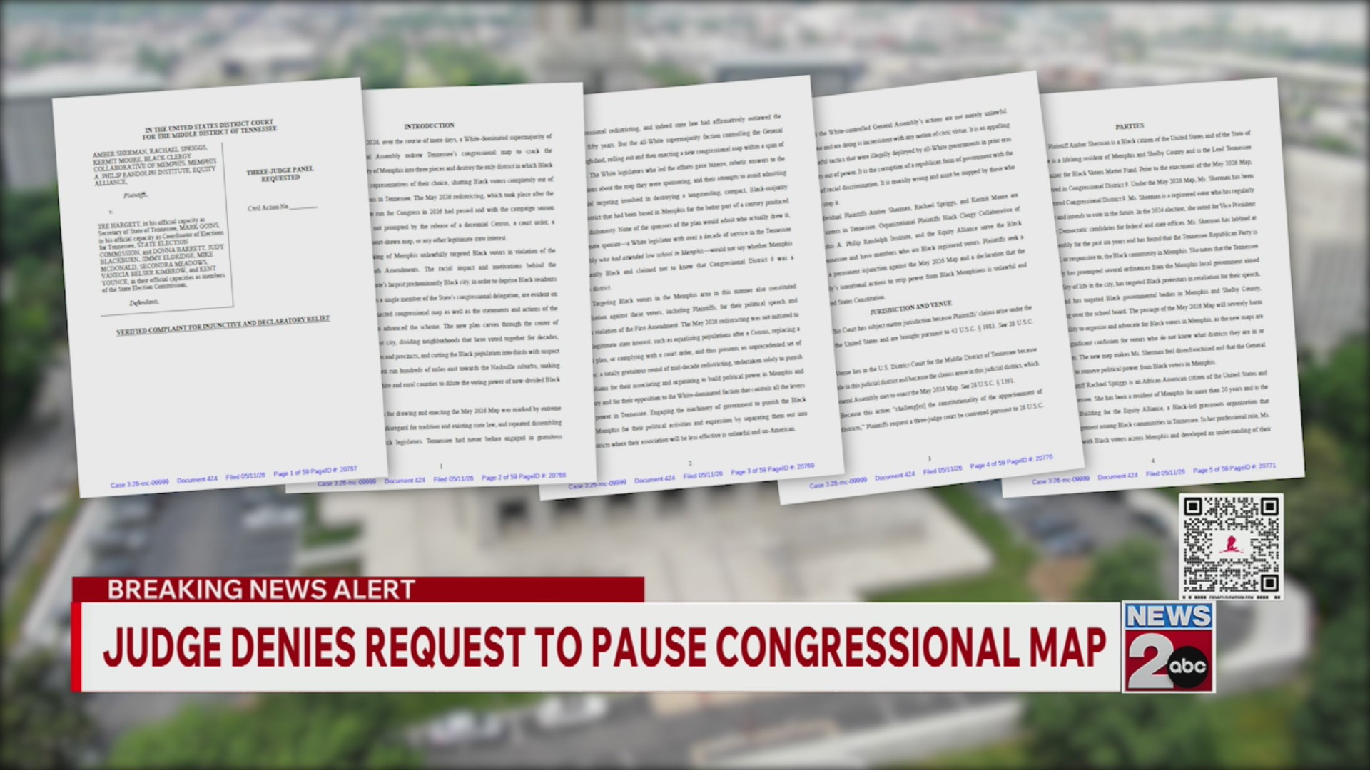 Judge denies request to pause congressional map