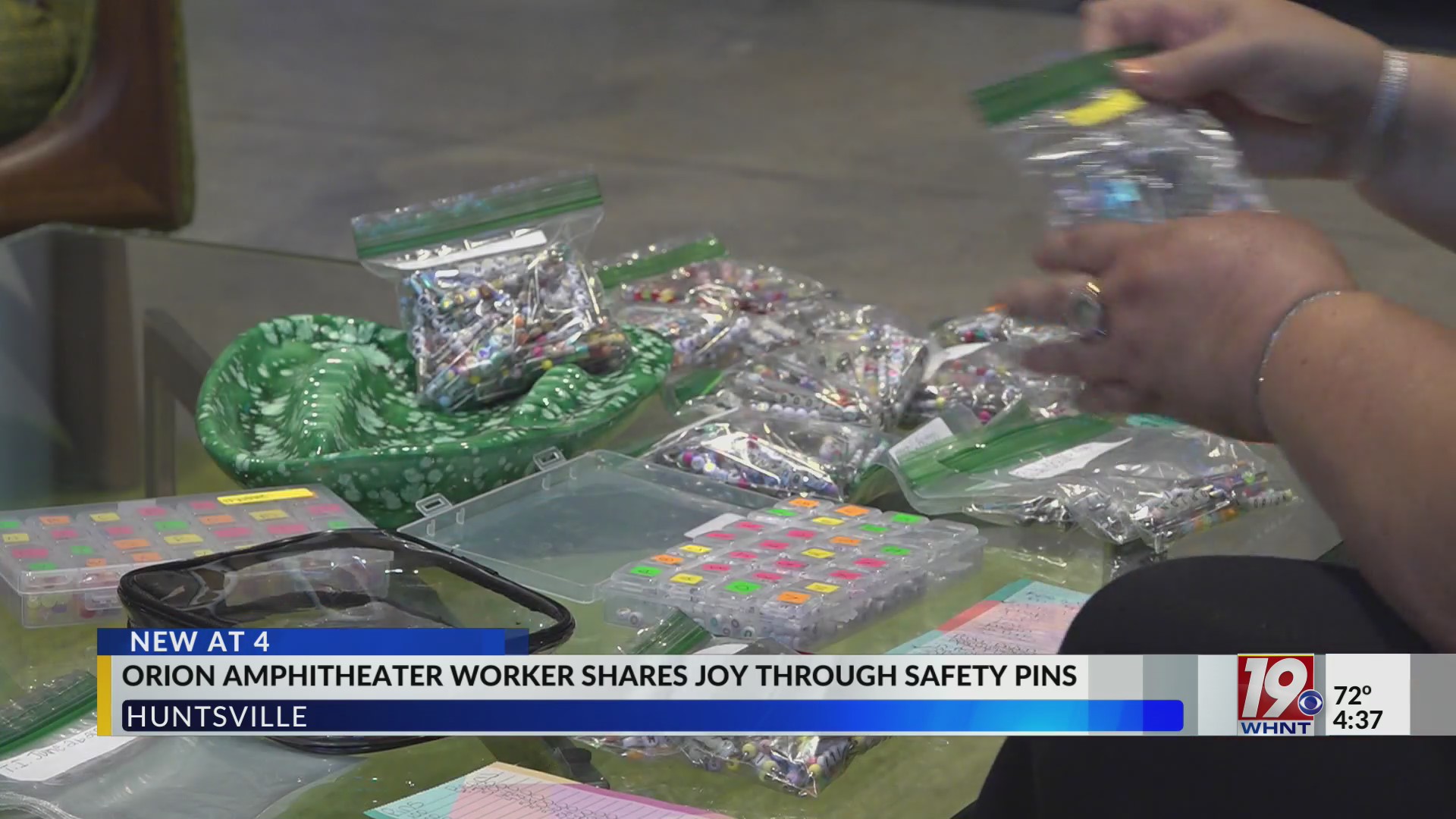Orion Amphitheater worker shares joy through safety pins | May 14, 2026 ...