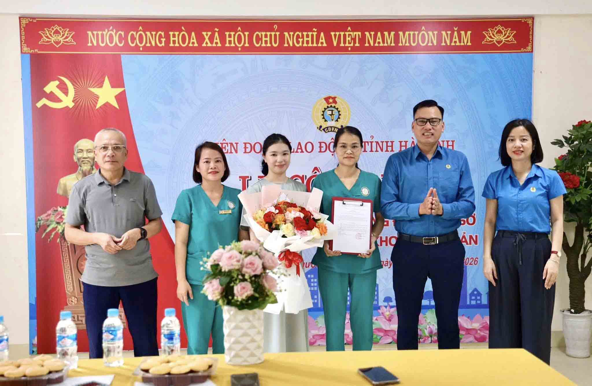 Thành lập Công đoàn cơ sở Công ty TNHH Tập đoàn Y khoa Bác Toản