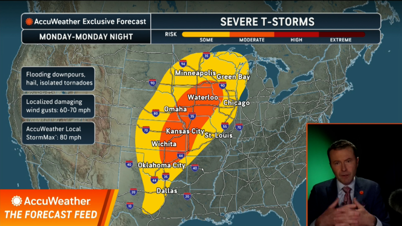 Severe storm risk ramps back up this weekend