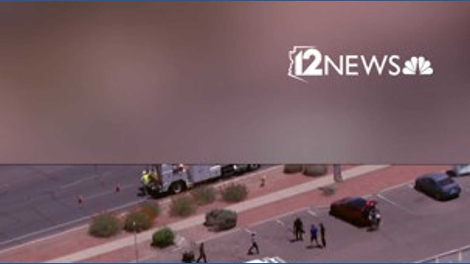 Awning collapses outside business in north Phoenix