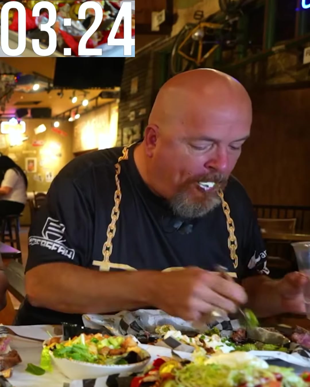 T-bone steak challenge in Vegas
