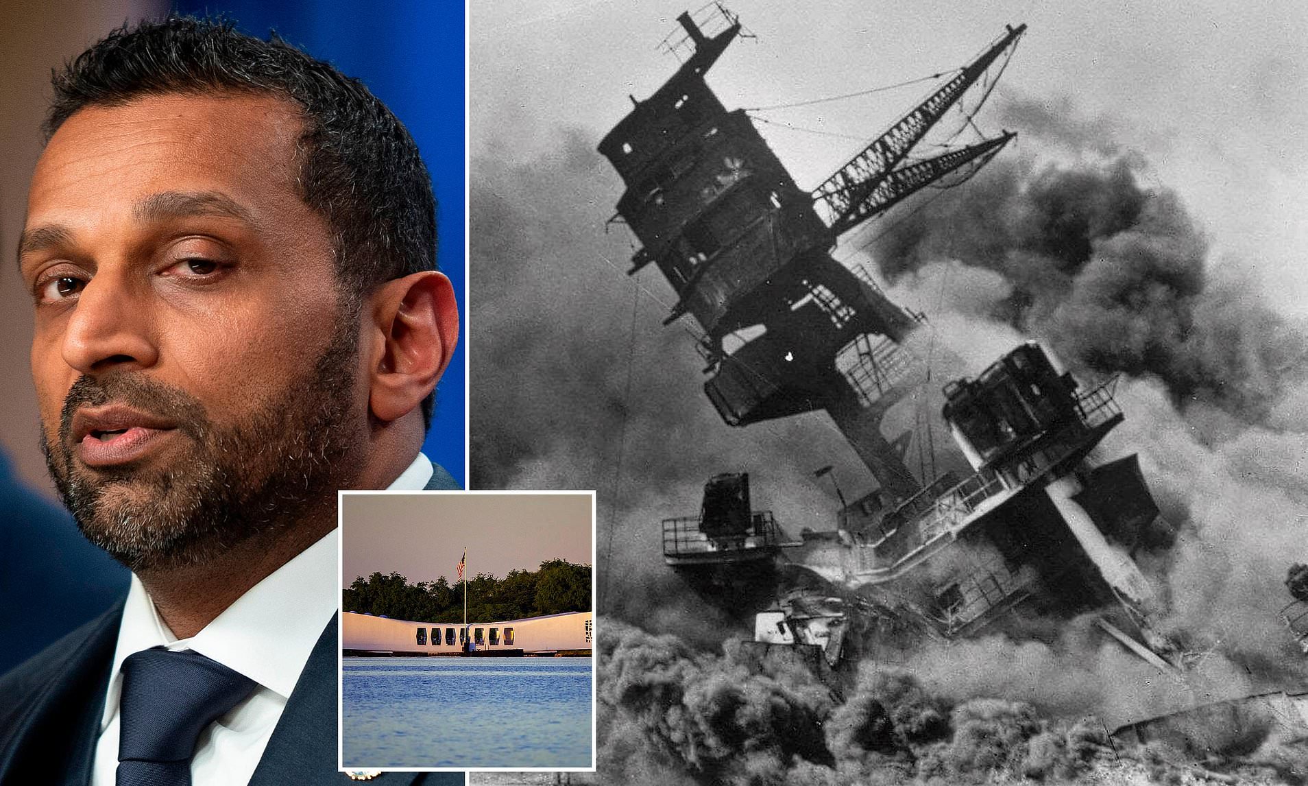 Patel faces backlash over USS Arizona snorkel and drinking row
