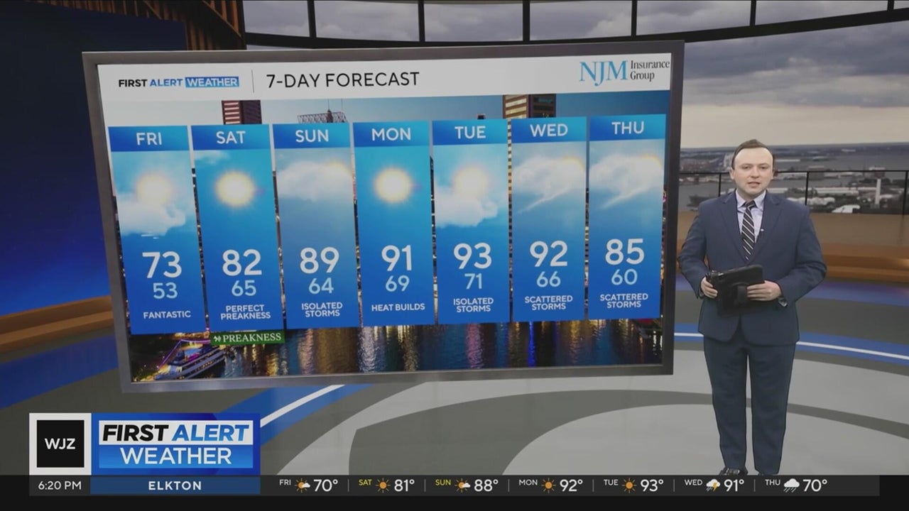 Maryland temperatures ramp up heading into the weekend