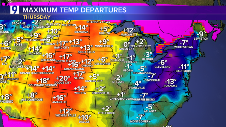 Thursday’s warm-up followed another chilly morning, with some areas ...