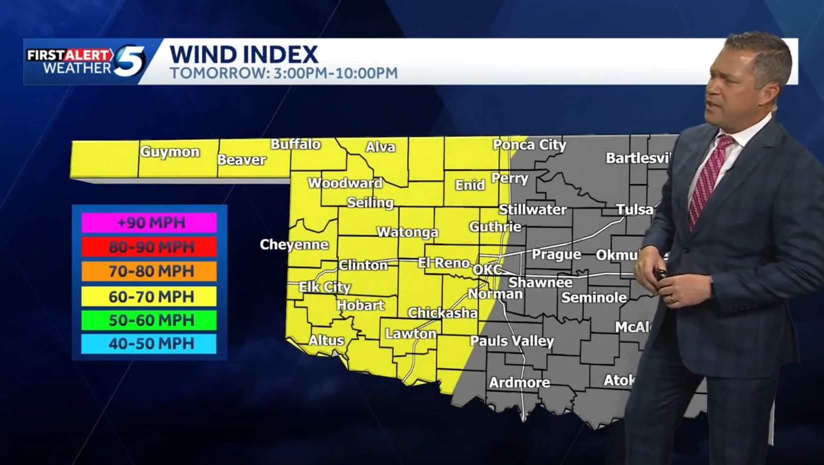 Timeline: Severe weather and tornado potential across Oklahoma for ...