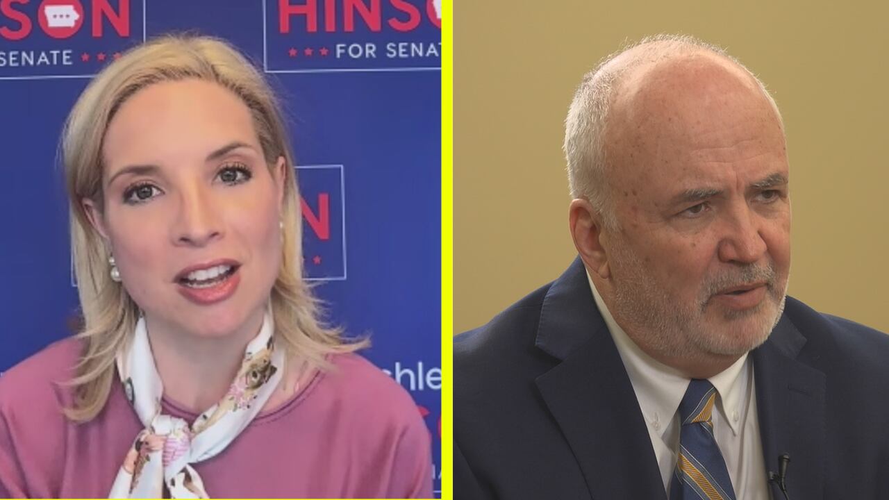 Hinson wins Republican primary for Iowa US Senate seat