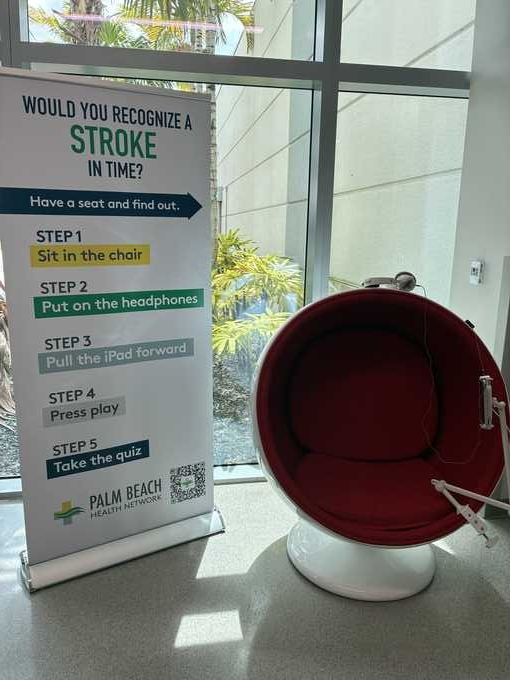Delray Medical Center stroke simulator teaches public to spot stroke ...