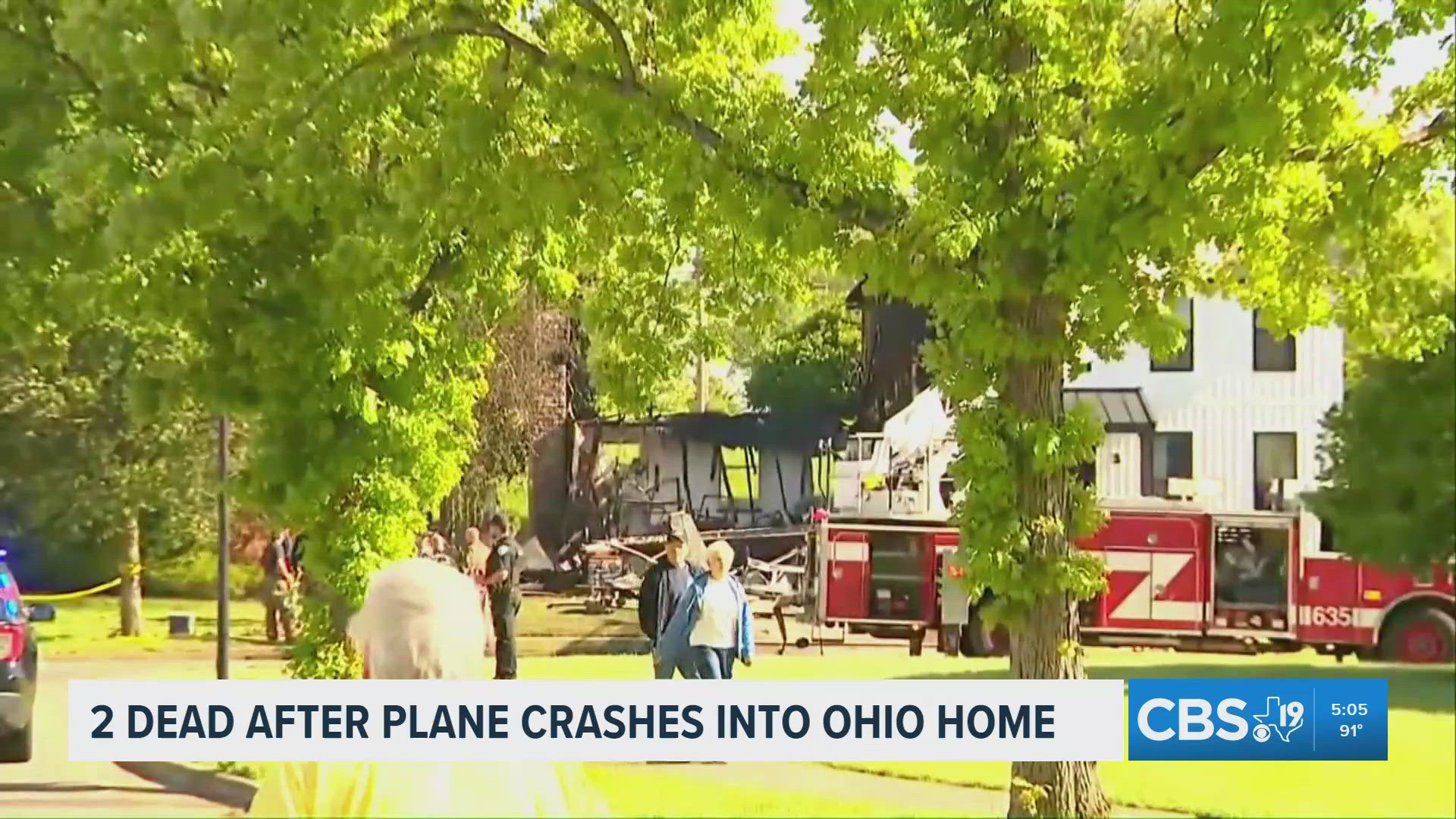 Two dead after small plane crashes into home in Akron, Ohio