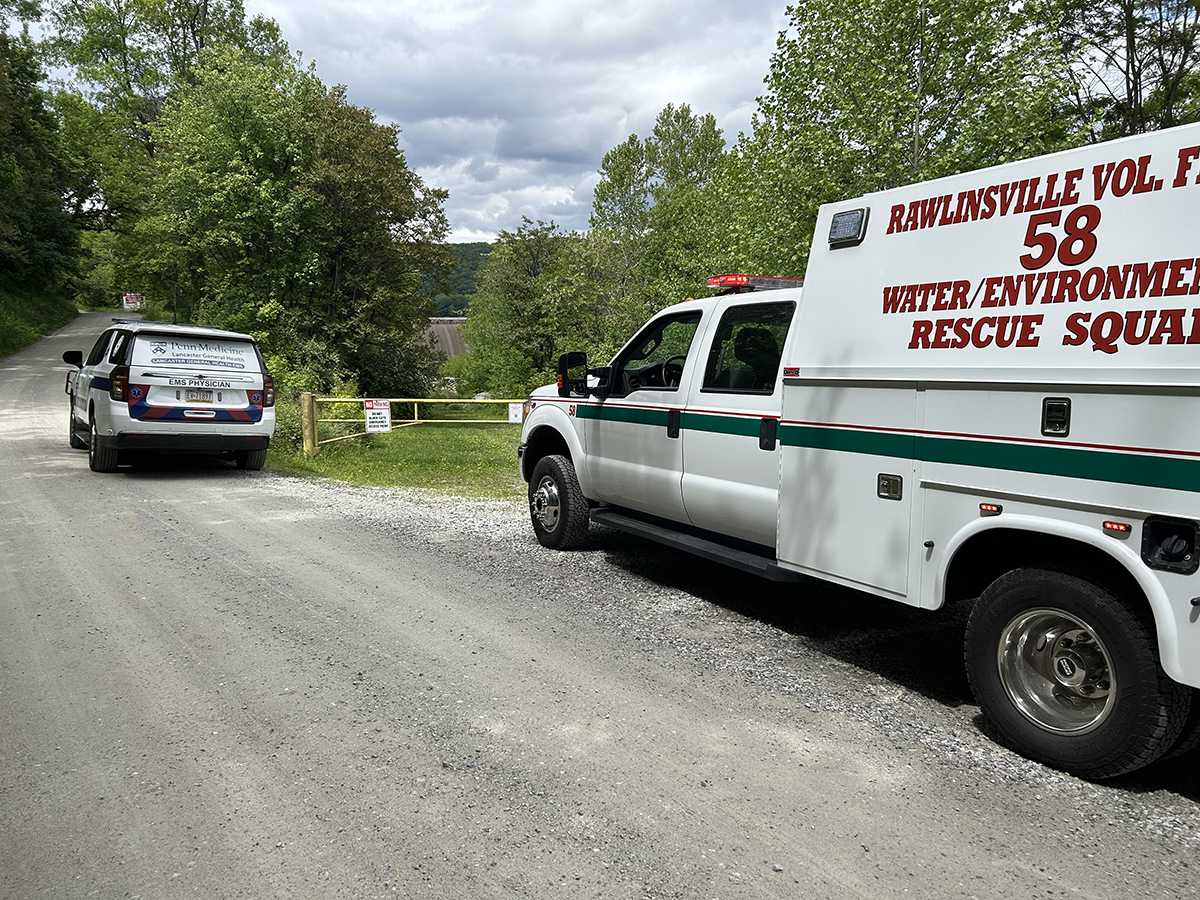 Crews rescue person on an island in Susquehanna near the Holtwood Dam