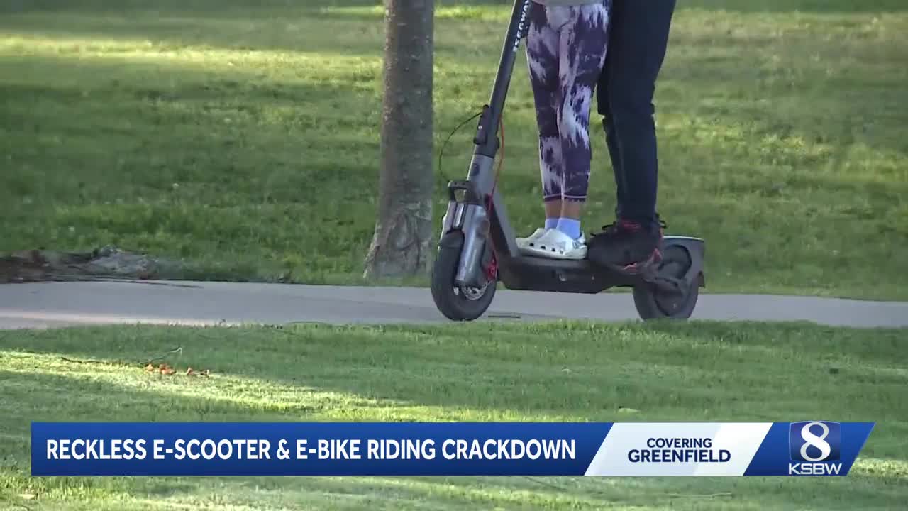 Greenfield police enforce zero tolerance on reckless e-bike and scooter ...