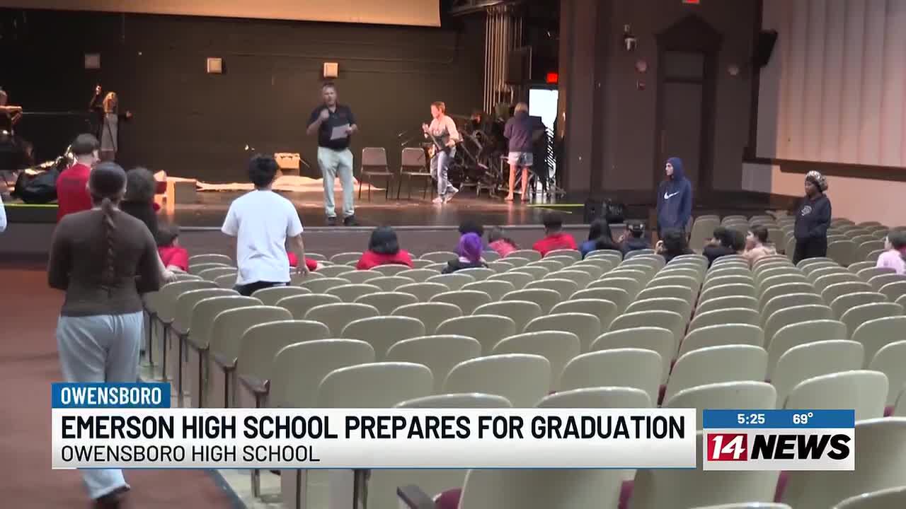 Emerson Academy preps for graduation tonight