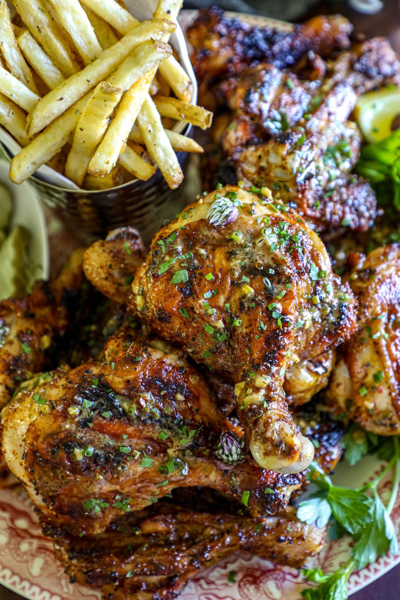 Butterflied chicken legs recipe