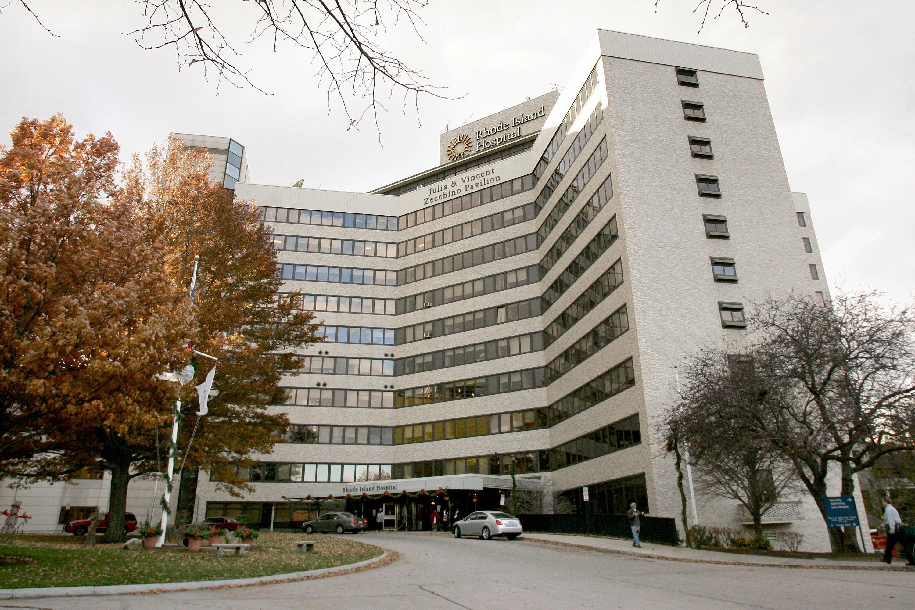FILE - The main entrance to Rhode Island Hospital is seen in Providence, R.I., on Nov. 27, 2007. (AP Photo/Steven Senne, File) (Photo: via Associated Press)