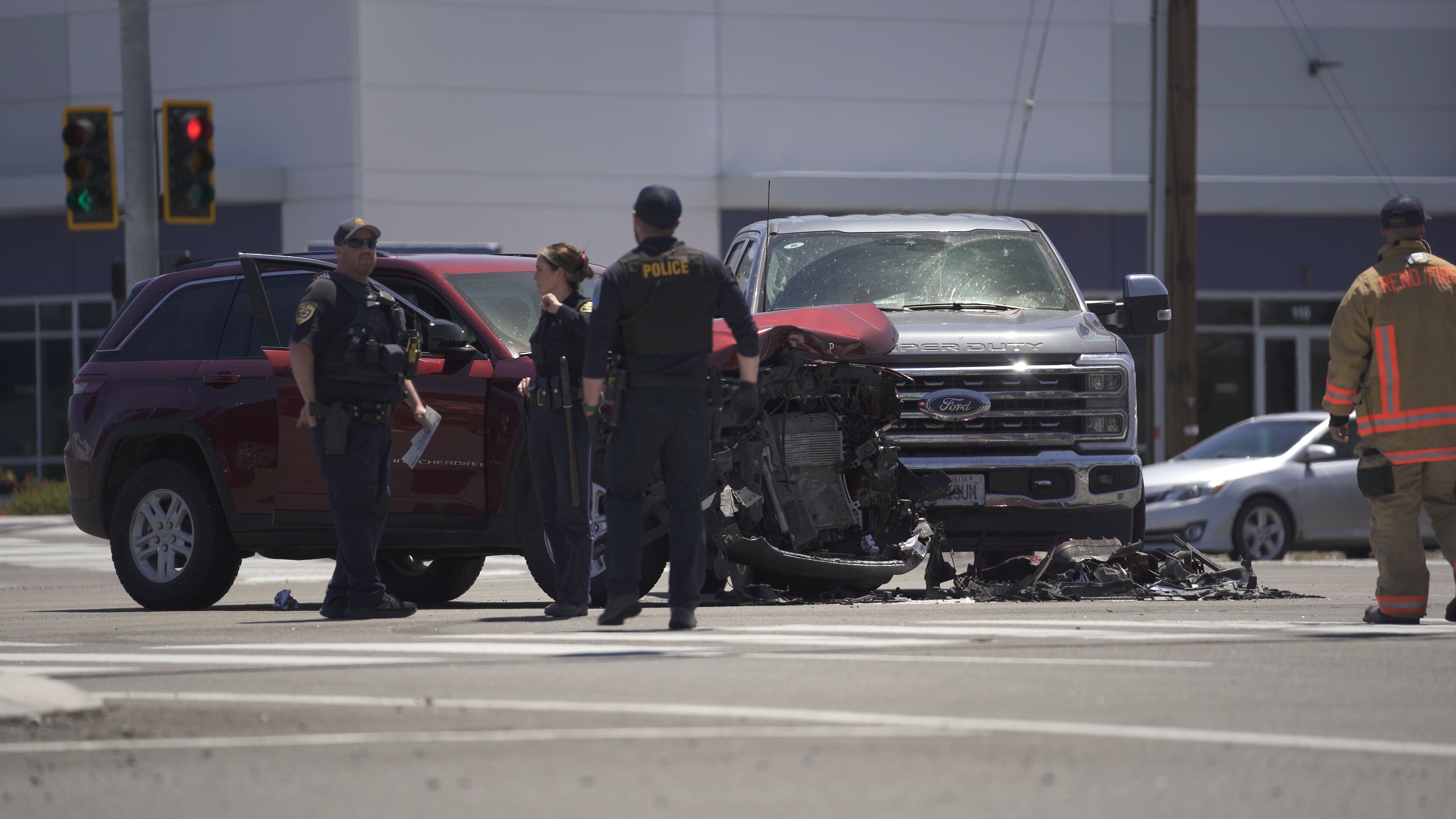 Man arrested after allegedly stealing, crashing car