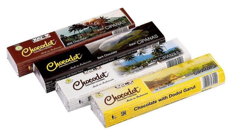 OLEH OLEH - Chocodot merupakan salah satu oleh oleh khas Garut yang menyajikan campuran dodol dengan cokelat. (Instagram/@chocodot_catalogue)