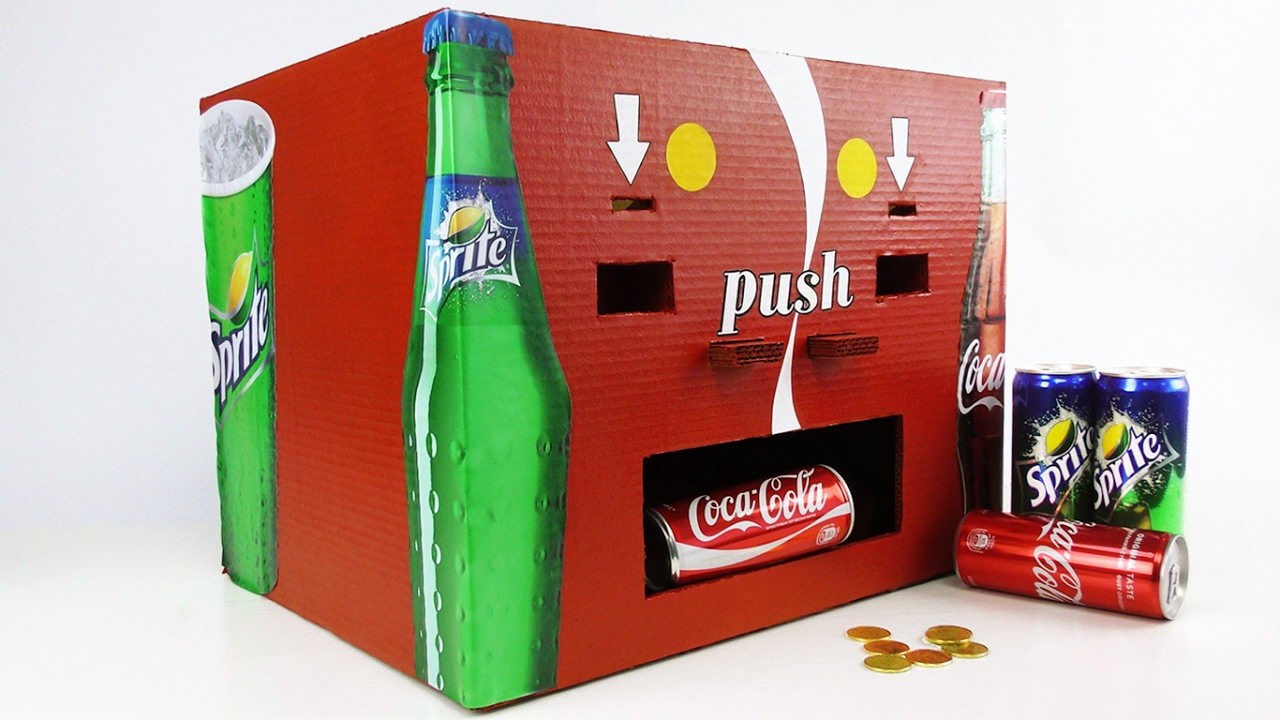 How to Make Coca Cola and Sprite Vending Machine