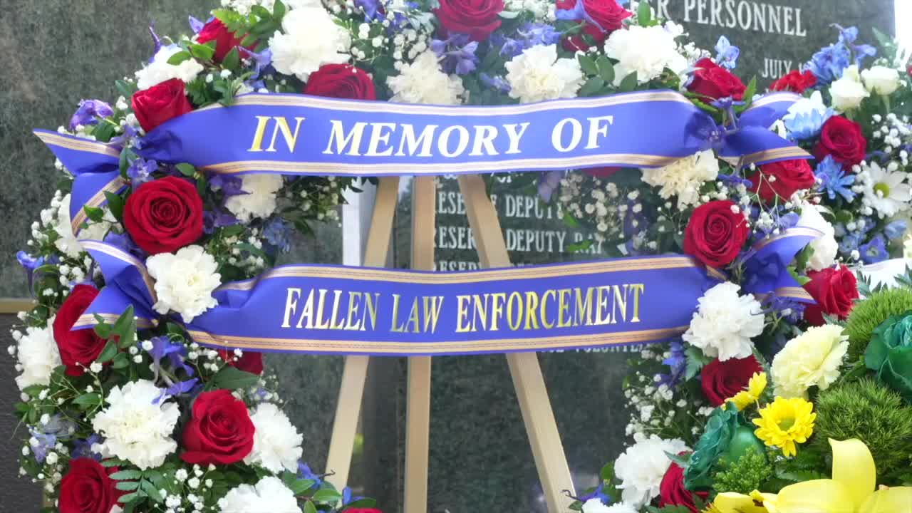 Honoring fallen officers during Peace Officers Memorial Day ceremonies
