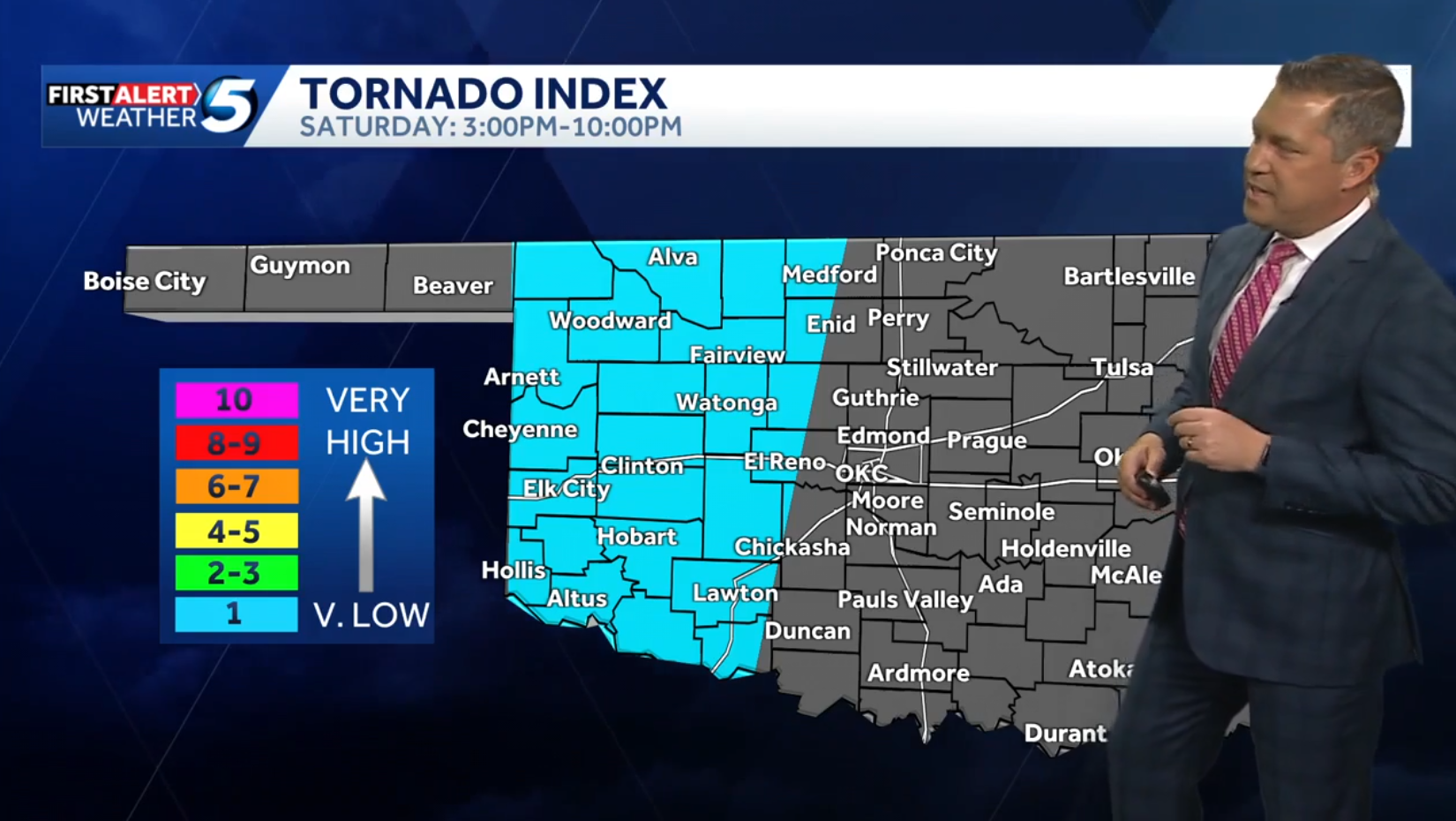 Timeline: Severe weather and tornado potential across Oklahoma for ...
