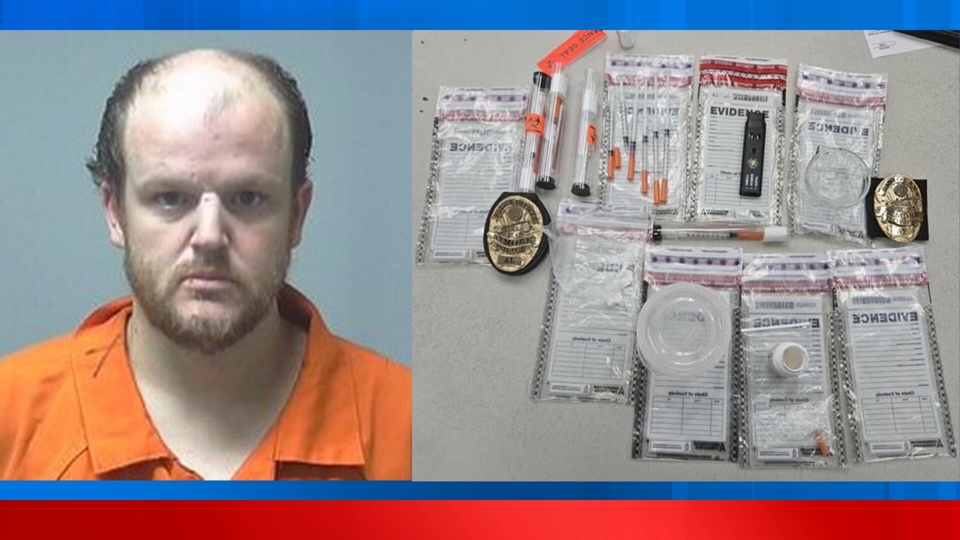 Man found unconscious in vehicle arrested on multiple drug charges