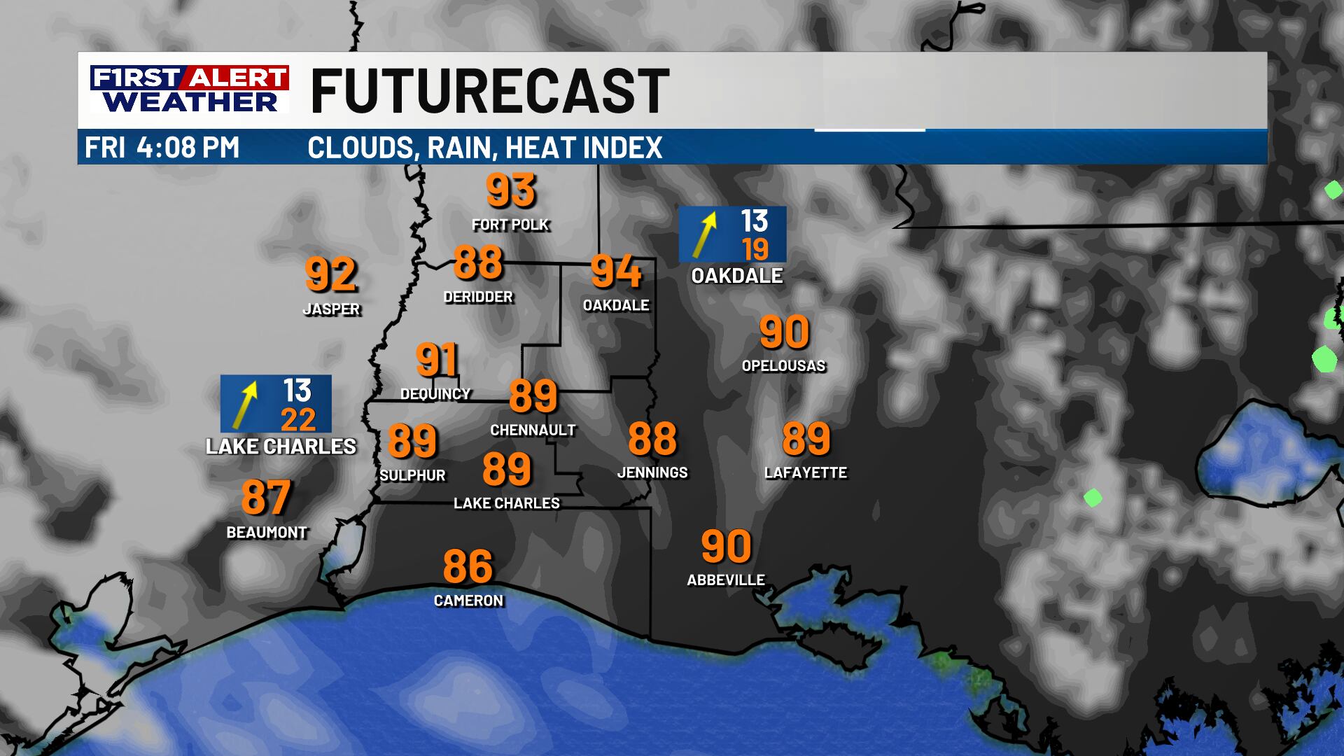 First alert forecast: Still warm, but more humid heading into the weekend