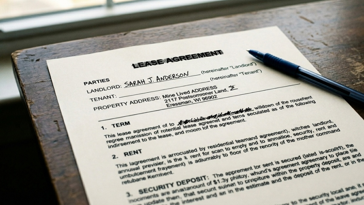 I found the second lease agreement in the filing cabinet and the tenant ...