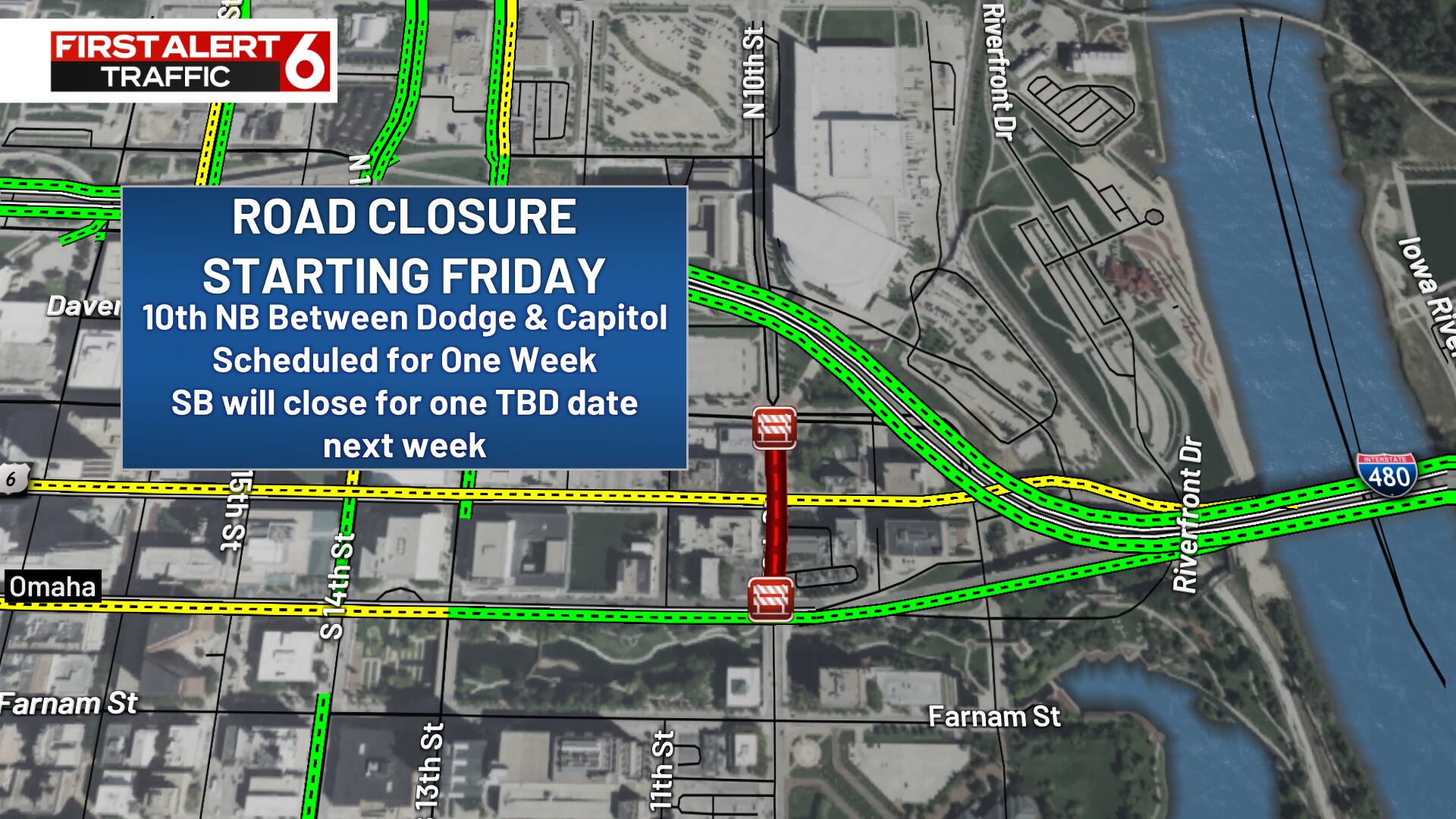 New road closure for streetcar work could impact weekend graduation traffic