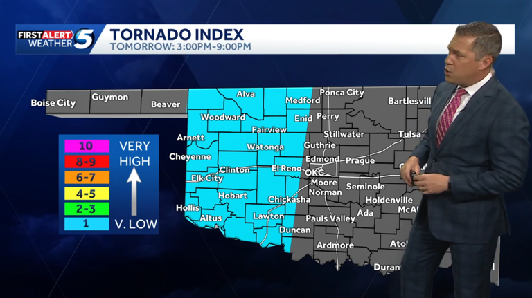 Timeline: Severe weather and tornado potential across Oklahoma for ...