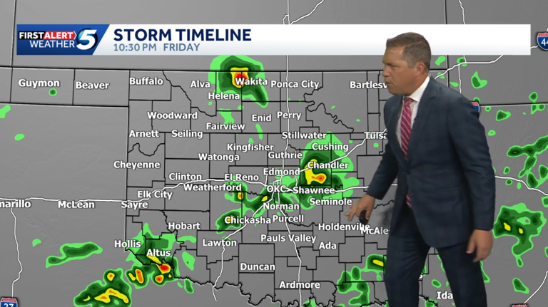 Timeline: Severe weather and tornado potential across Oklahoma for ...