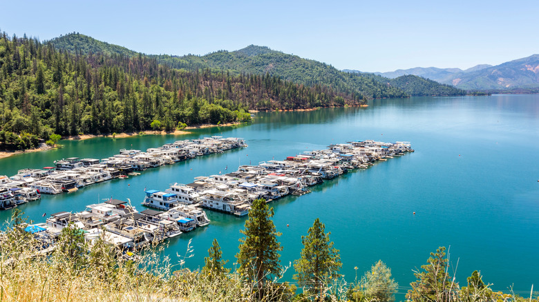 California's Largest Man-Made Lake Has Miles Of Shoreline Camping, Caverns, And Houseboat Vacation Rentals