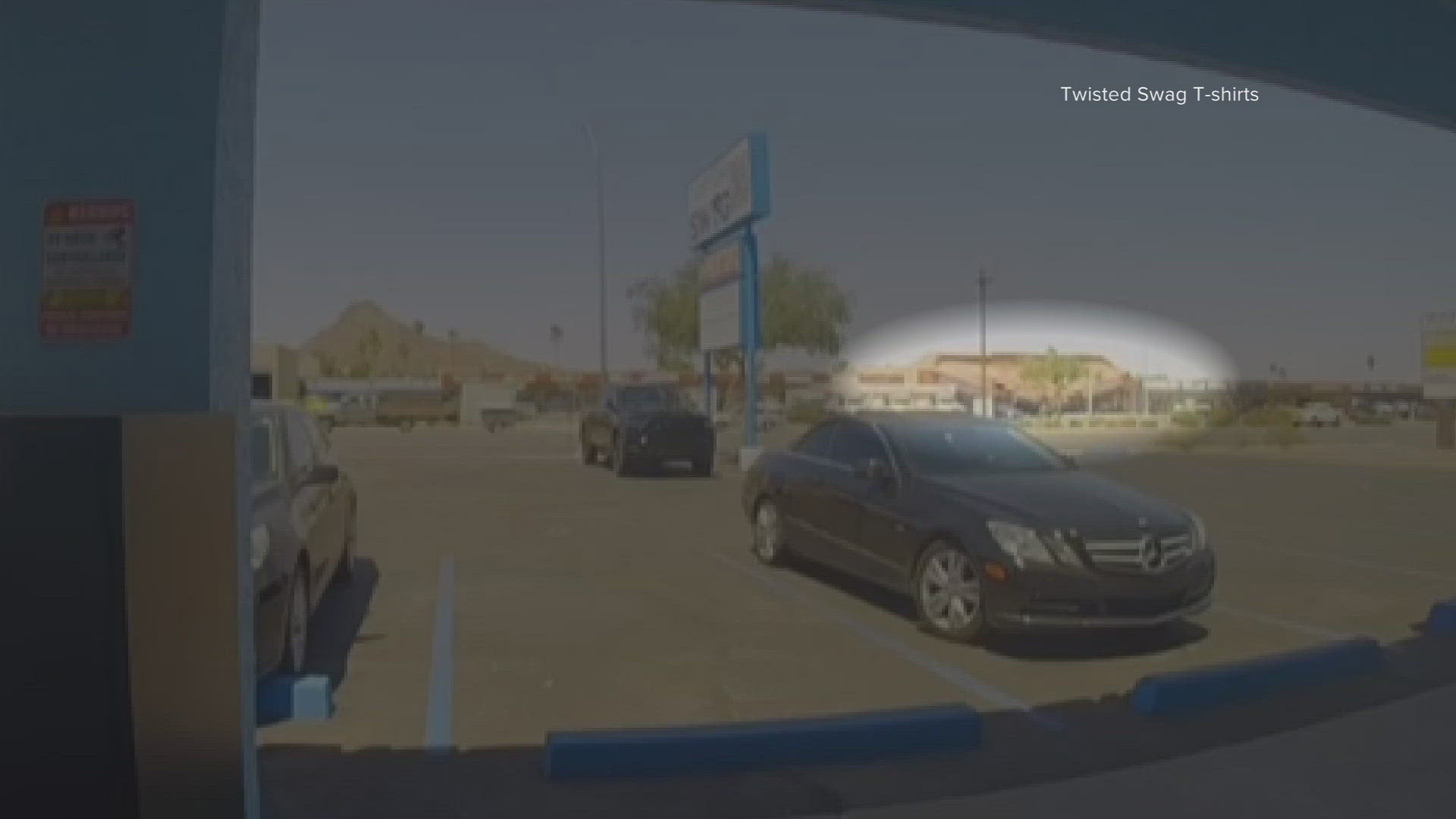 Awning collapses outside business in north Phoenix
