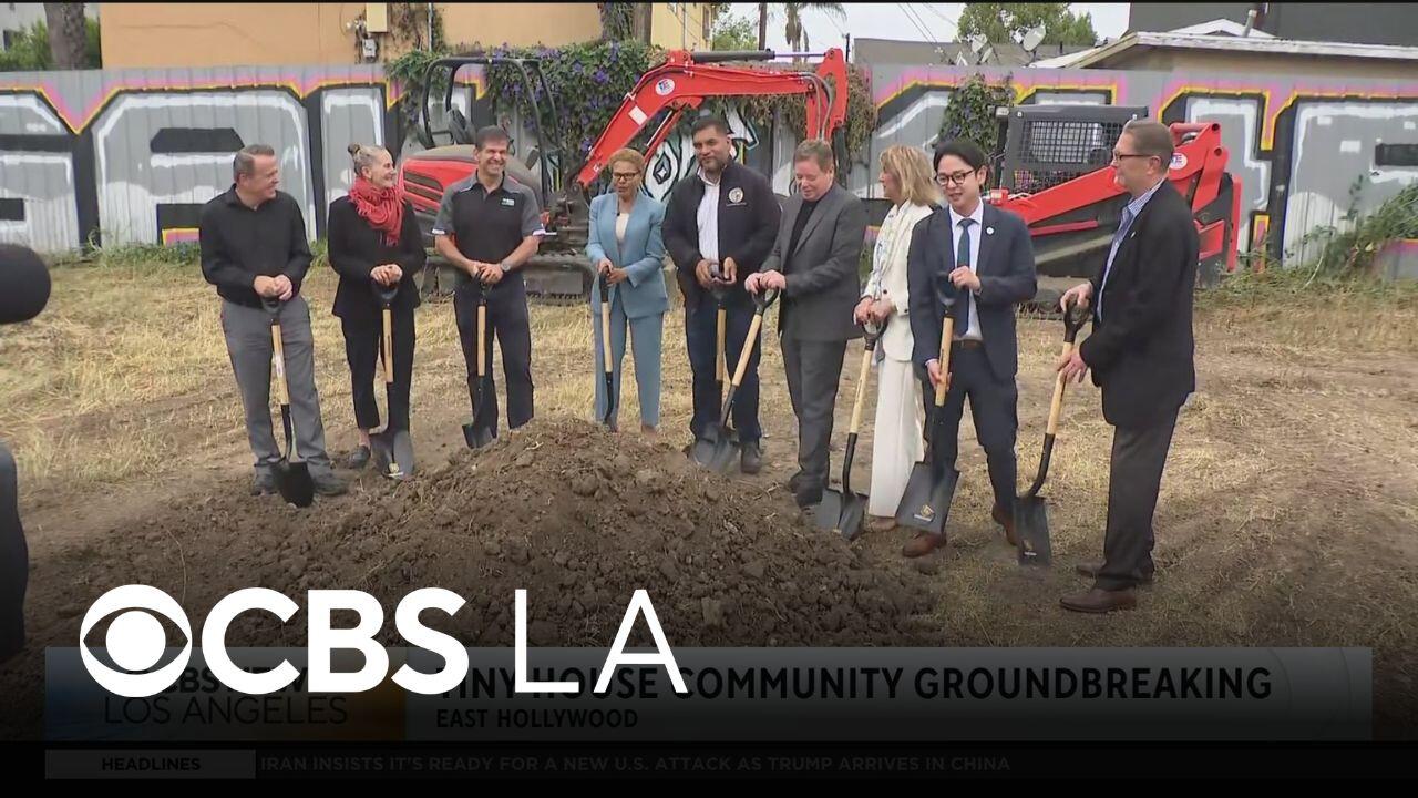 City leaders held groundbreaking ceremony for East Hollywood tiny home ...