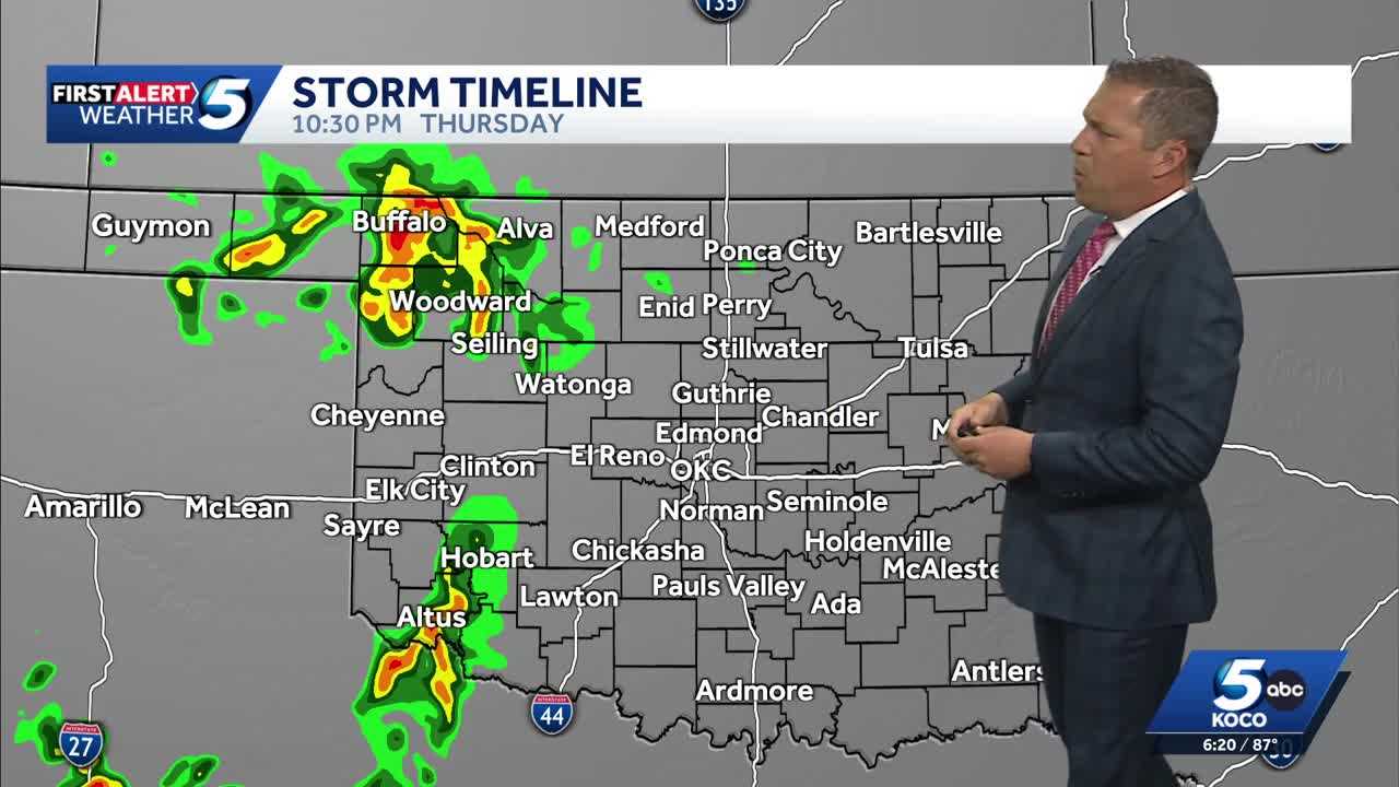 Updates: Storms continue to fire off across western Oklahoma