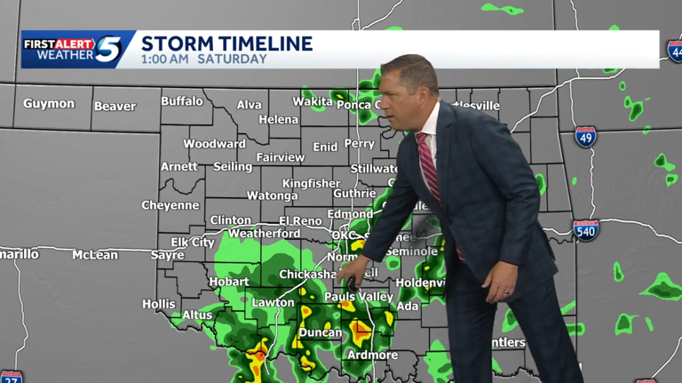 Timeline: Severe weather and tornado potential across Oklahoma for ...