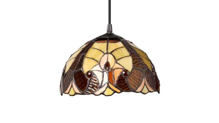 Image showcasing Transform your space with a Tiffany-style pendant light, now 40% off ...