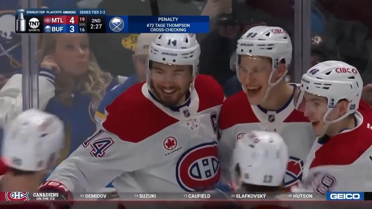 Suzuki, Evans cap 2nd-period surge, Canadiens beat Sabres 6-3 to take 3 ...