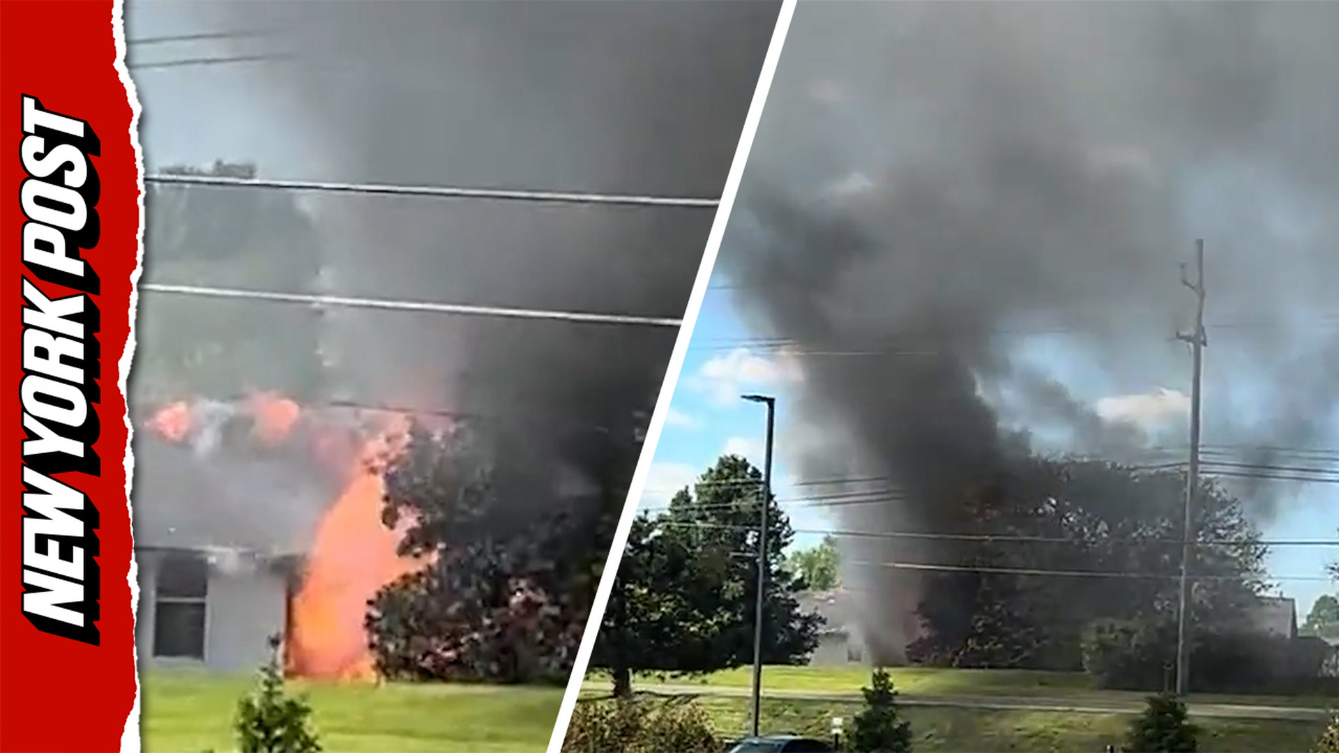 2 dead after small plane crashes into Ohio home, erupting into flames