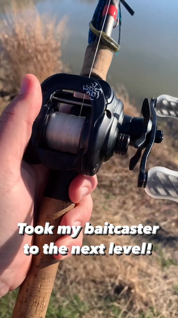 I upgraded my fishing reel and this new handle changes everything