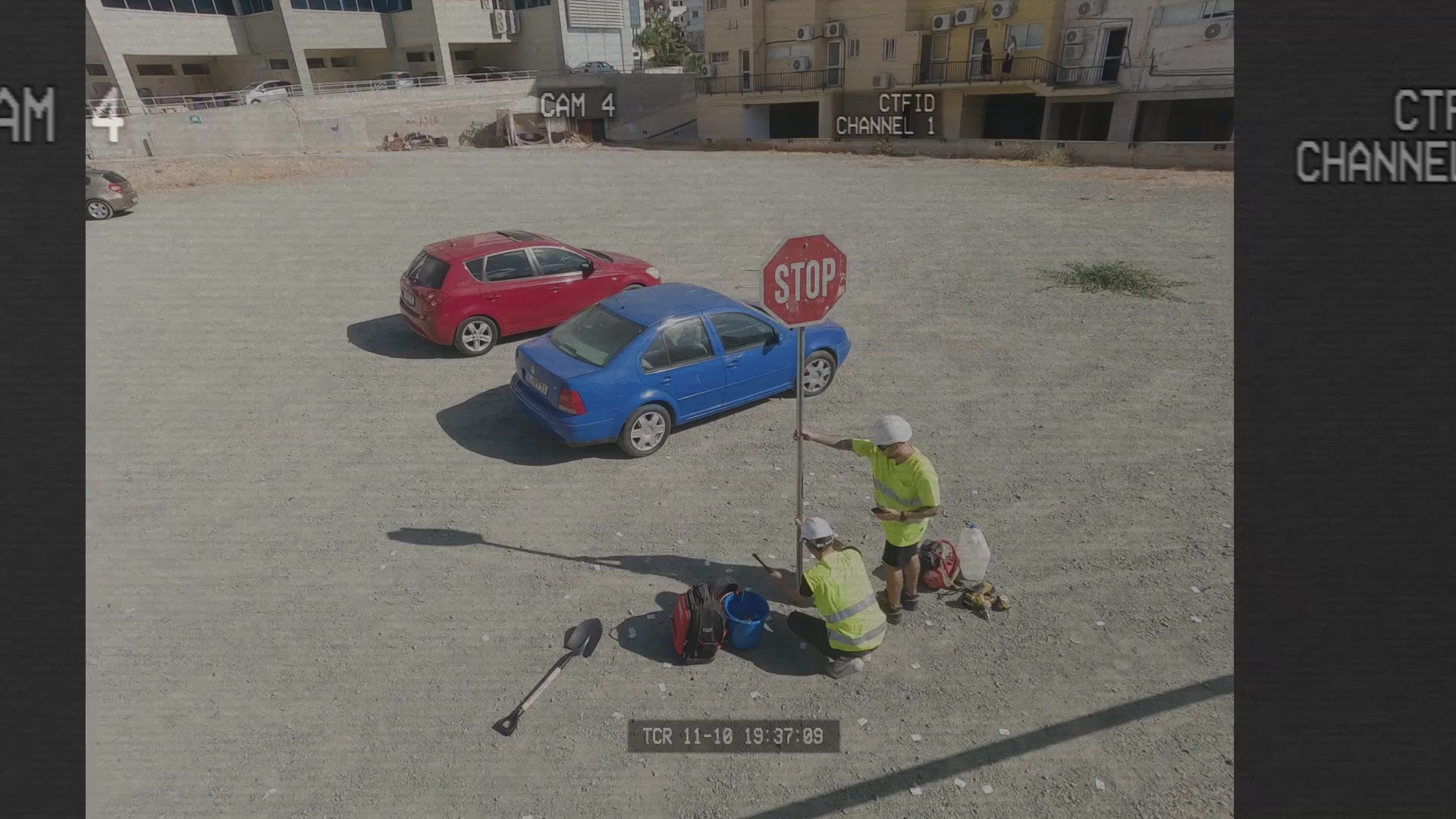 The sign fell hard. My car? Fixed in minutes