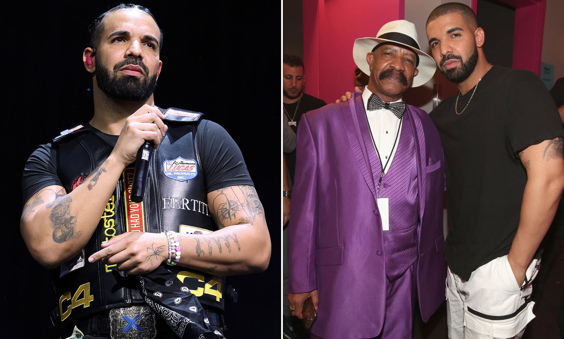 Drake drops family bombshell as he reveals his father, 71, has cancer ...
