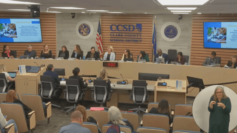 Clark County School District board of trustees approved a five-year ...