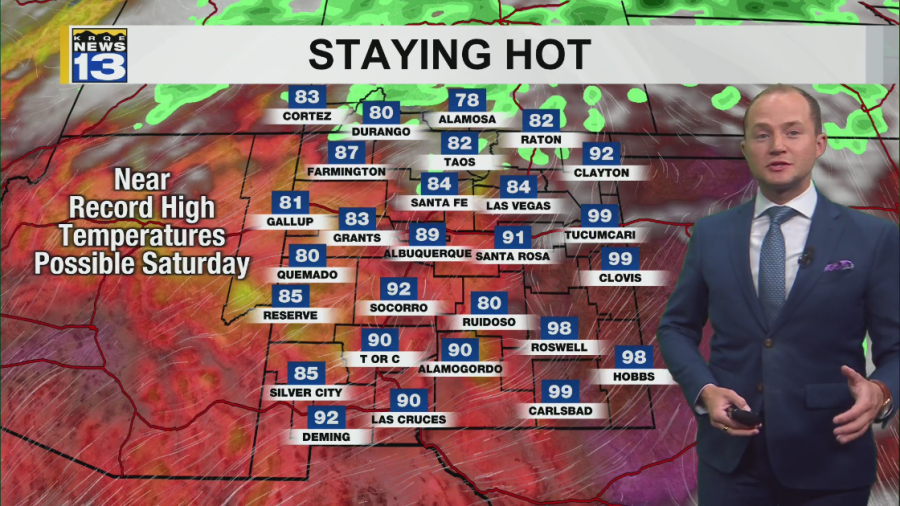 Heat and wind will keep the fire danger around in New Mexico through ...