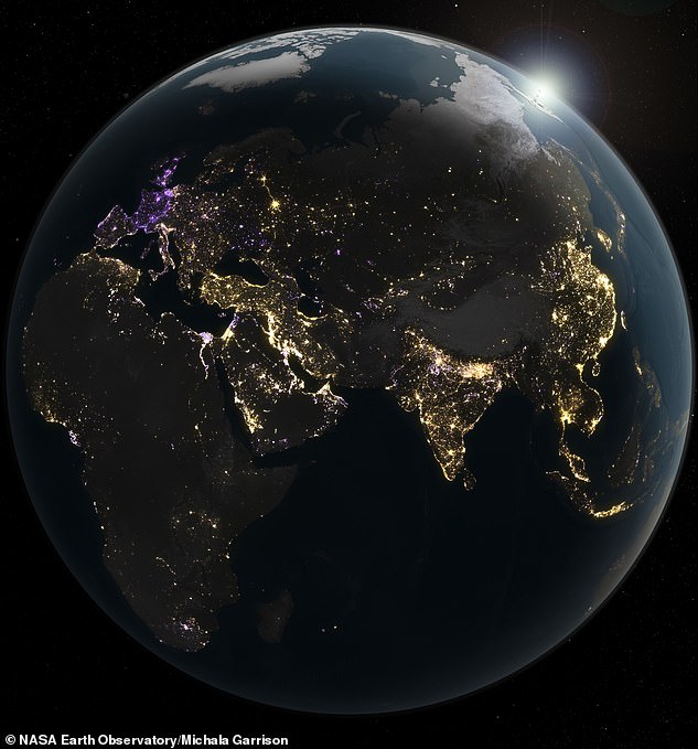Britain is dimming: NASA maps reveal how night lights are changing ...