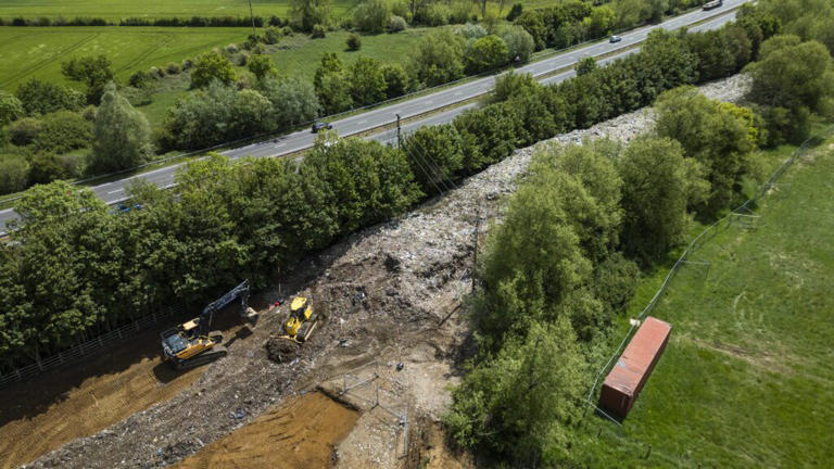 £7m clean up begins at Britain’s biggest-ever fly tip