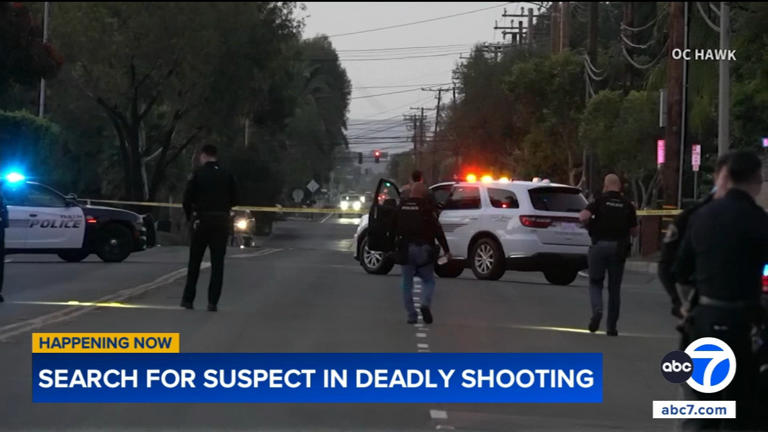 42-year-old woman found shot to death on Tustin street; search underway ...