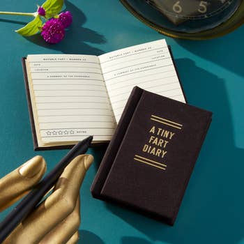 A small book titled